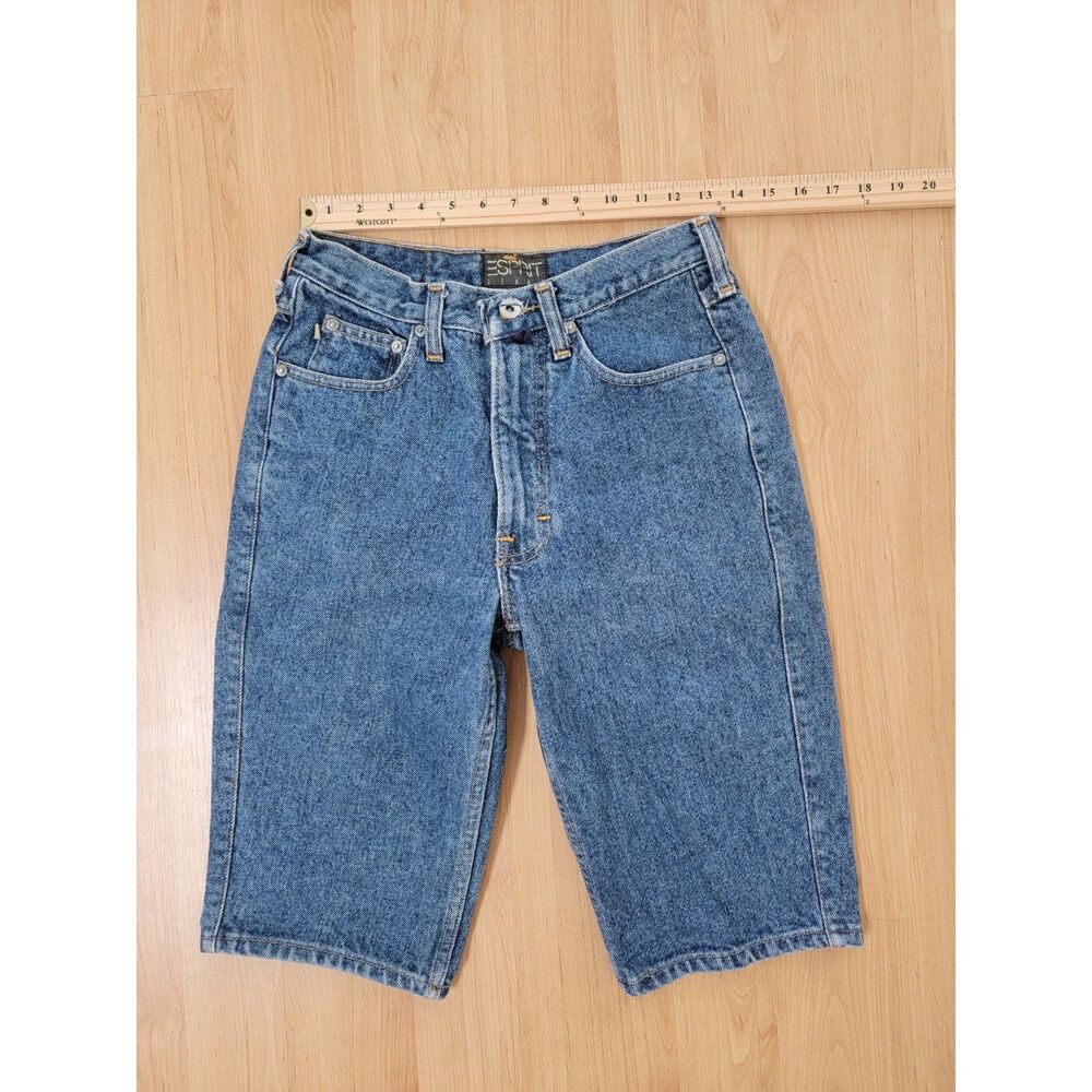 Vintage Esprit Jeans Denim Bermuda Shorts Teen 15 Women’s XS S High Rise 90s
